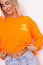 Bluza emotki Out Of Office – Pomarańcz neon, UNI