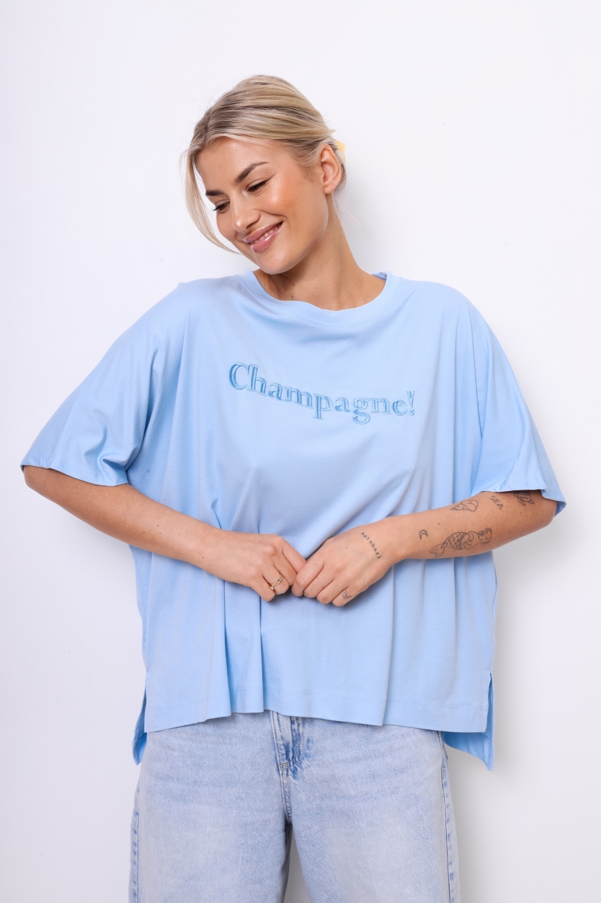 Bluzka Champagne – Błękit, UNI