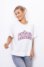 Bluzka Cherie – Biały, UNI