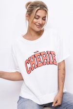 Bluzka Cherie – Biały/Neon, UNI