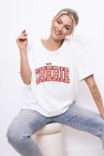 Bluzka Cherie – Biały/Neon, UNI