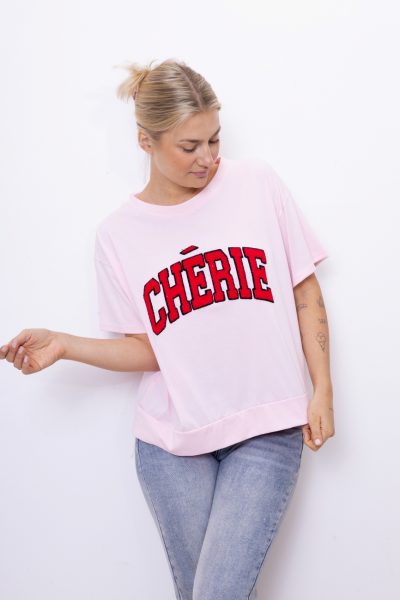 Bluzka Cherie – Różowy, UNI