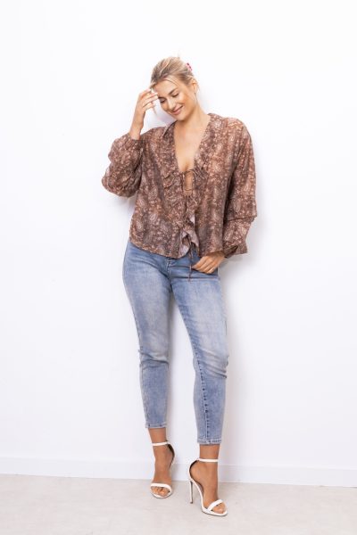 Bluzka Fabienne – Czekolada, UNI