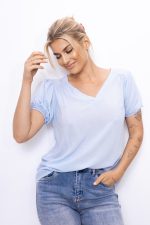 Bluzka Magic brokat – Błękit, S/M