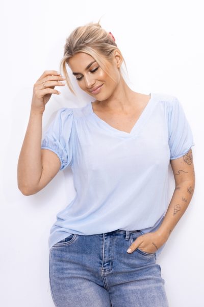 Bluzka Magic  brokat – Błękit, S/M