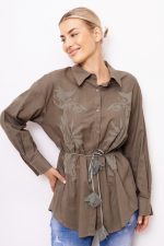 Koszula Alessia – Oliwka, UNI