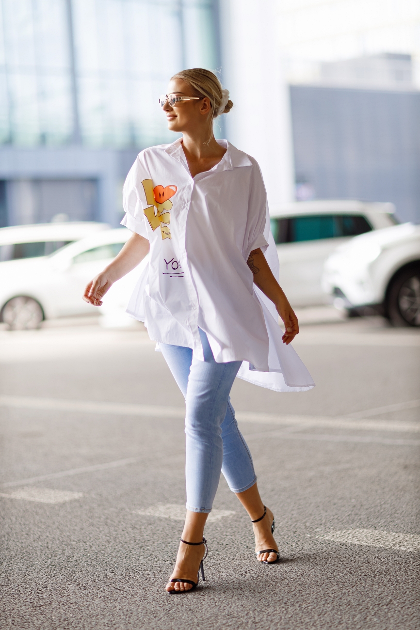 Koszula Love – Biały, UNI