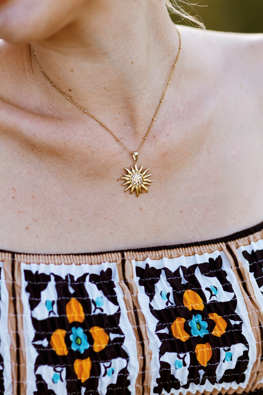 Łańcuszek słoneczko – Złoty