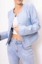 Marynarka cekinki – Błękit, M