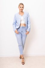 Marynarka cekinki – Błękit, M