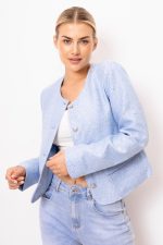 Marynarka cekinki – Błękit, S