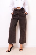 Spodnie dekatyzowane Desio – Czekolada, S