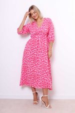 Sukienka muślin duży dekolt – Panterka 2, UNI