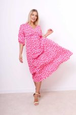 Sukienka muślin duży dekolt – Panterka 2, UNI