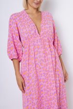 Sukienka muślin duży dekolt – Panterka, UNI