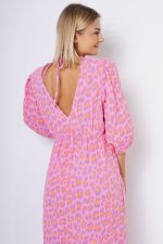 Sukienka muślin duży dekolt – Panterka, UNI