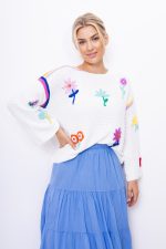 Sweter Emma – Biały, UNI