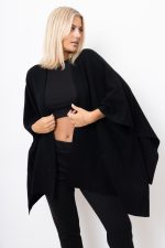Kardigan asymetryczny – Czarny, UNI
