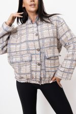 Kurtka bomberka kratka – Beż, S/M