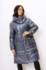 Kurtka długa Monciho – Stalowy, L