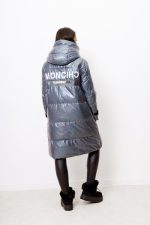 Kurtka długa Monciho – Stalowy, XL