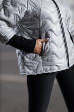 Kurtka pikowane fale – Beż, UNI