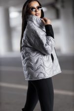 Kurtka pikowane fale – Beż, UNI