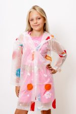 Płaszcz przeciwdeszczowy dziecięcy – Planety