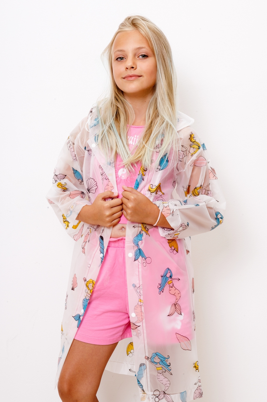 Płaszcz przeciwdeszczowy dziecięcy – Syrenki