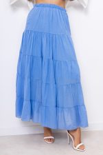 Spódnica pieluszka – Niebieski, UNI