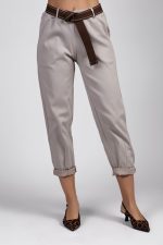 Spodnie Livan’s czekoladowy pasek – Beż, UNI