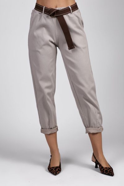 Spodnie Livan’s czekoladowy pasek – Beż, UNI