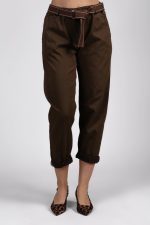 Spodnie Livan’s czekoladowy pasek – Czekolada, UNI