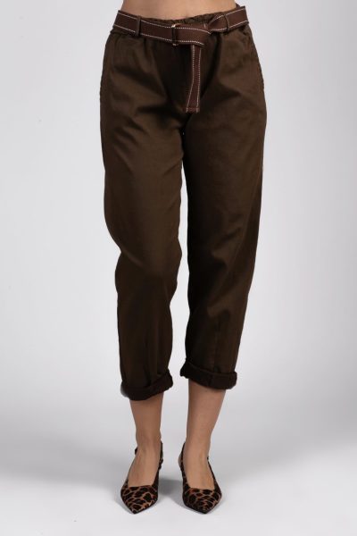 Spodnie Livan’s czekoladowy pasek – Czekolada, UNI
