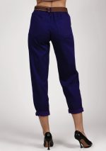 Spodnie Livan’s czekoladowy pasek – Fiolet, UNI