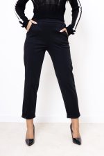 Spodnie klasyczne cygaretki – Czarny, S