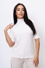 Sweter stójka – Beż, UNI