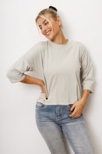 Bluzka Basic – Beż, UNI