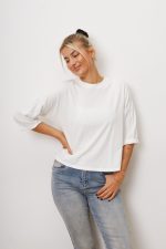 Bluzka Basic – Biały, UNI