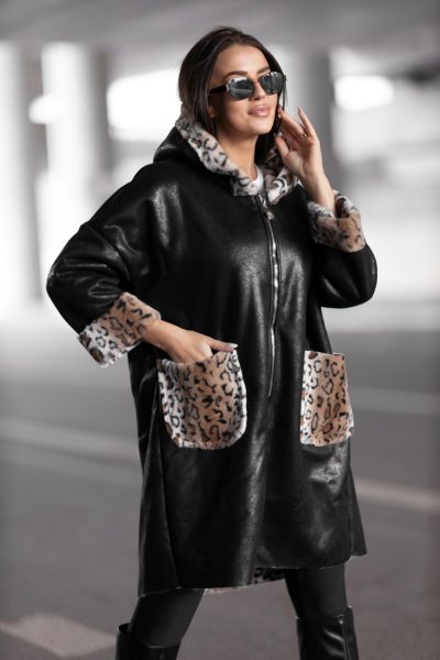 Futerko kaptur panterka zamek – Czarny, UNI