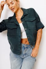 Katana jeans klasyk kolor – Butelkowy, UNI