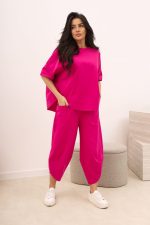 Komplet biedronka punto – UNI, Fuksja