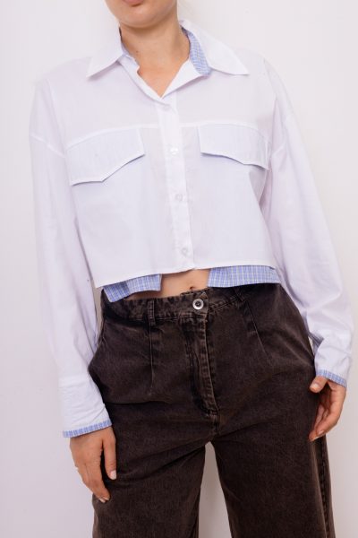 Koszula krótka Imola – Biały, UNI