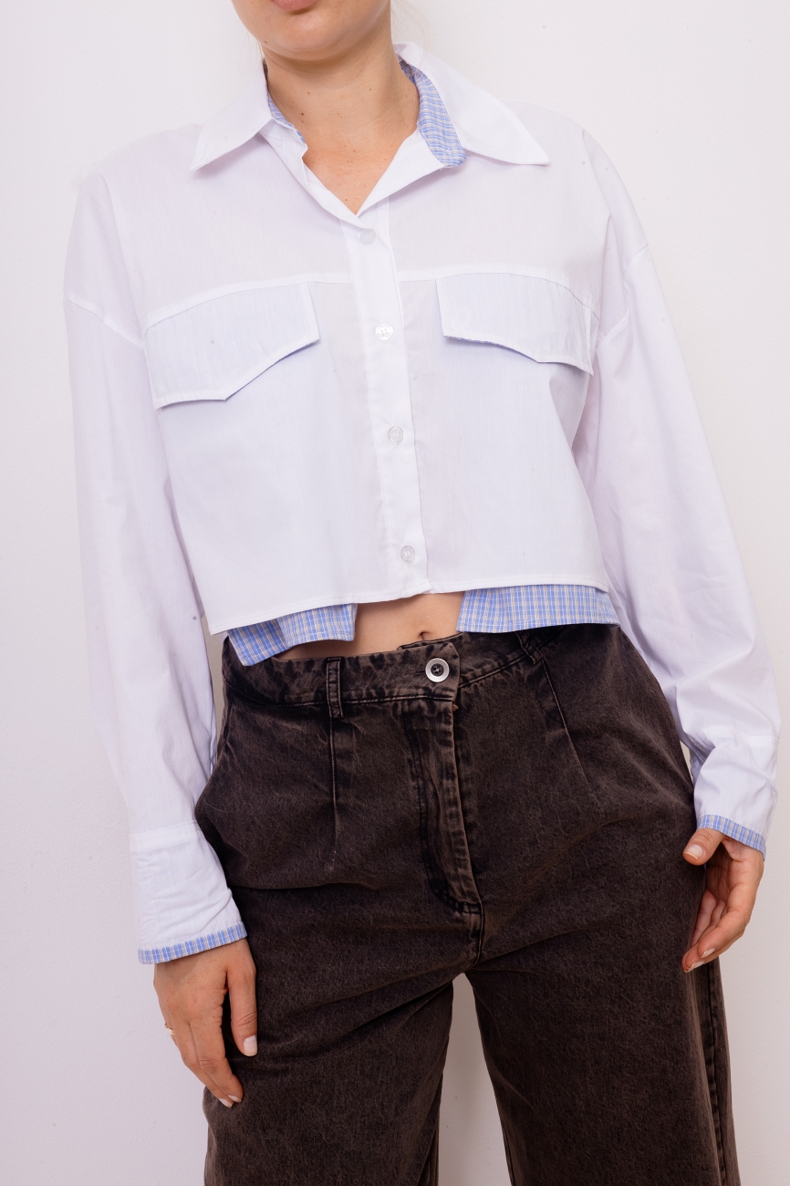 Koszula krótka Imola – Biały, UNI