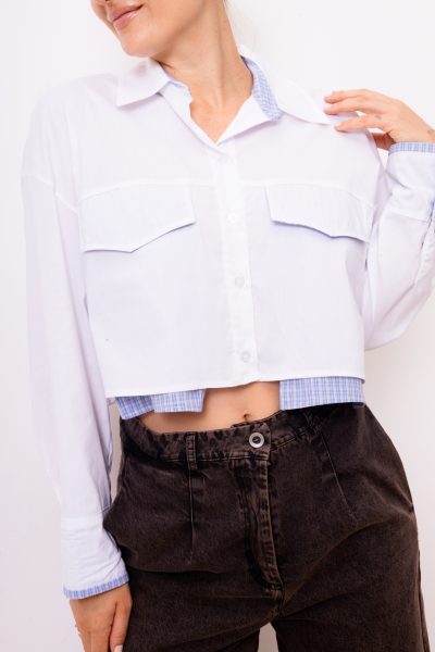 Koszula krótka Imola – Biały, UNI