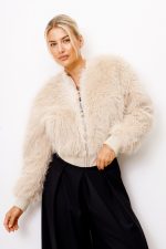 Kurtka włosek – Beż, M