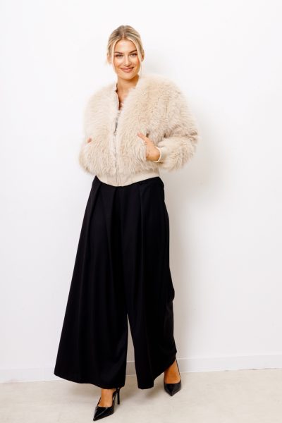 Kurtka włosek – Beż, S