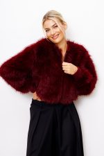 Kurtka włosek – Bordo, L