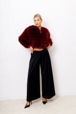 Kurtka włosek – Bordo, M