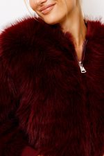 Kurtka włosek – Bordo, S